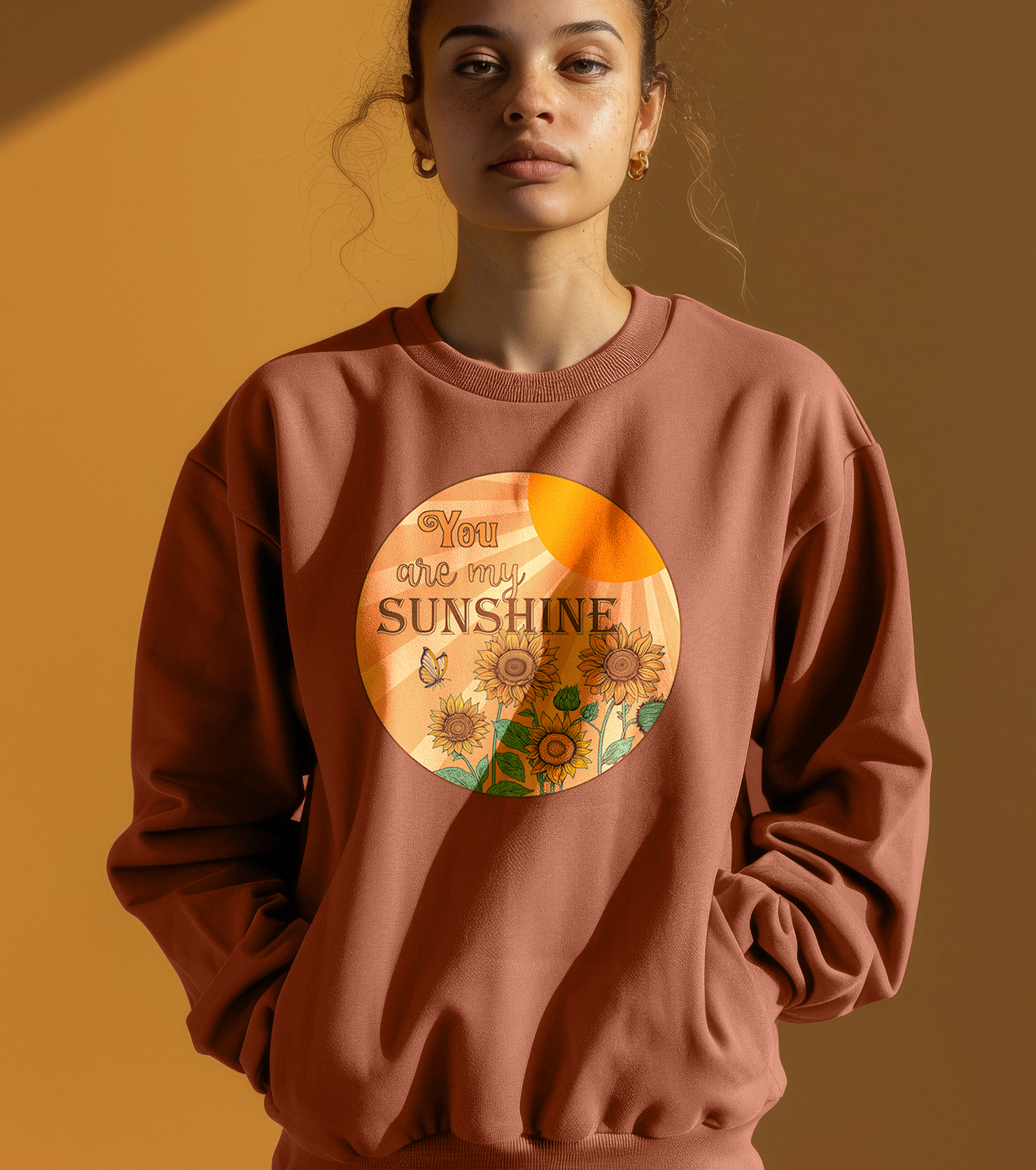 "You are my sunshine" Heavyweight long sleeve shirt