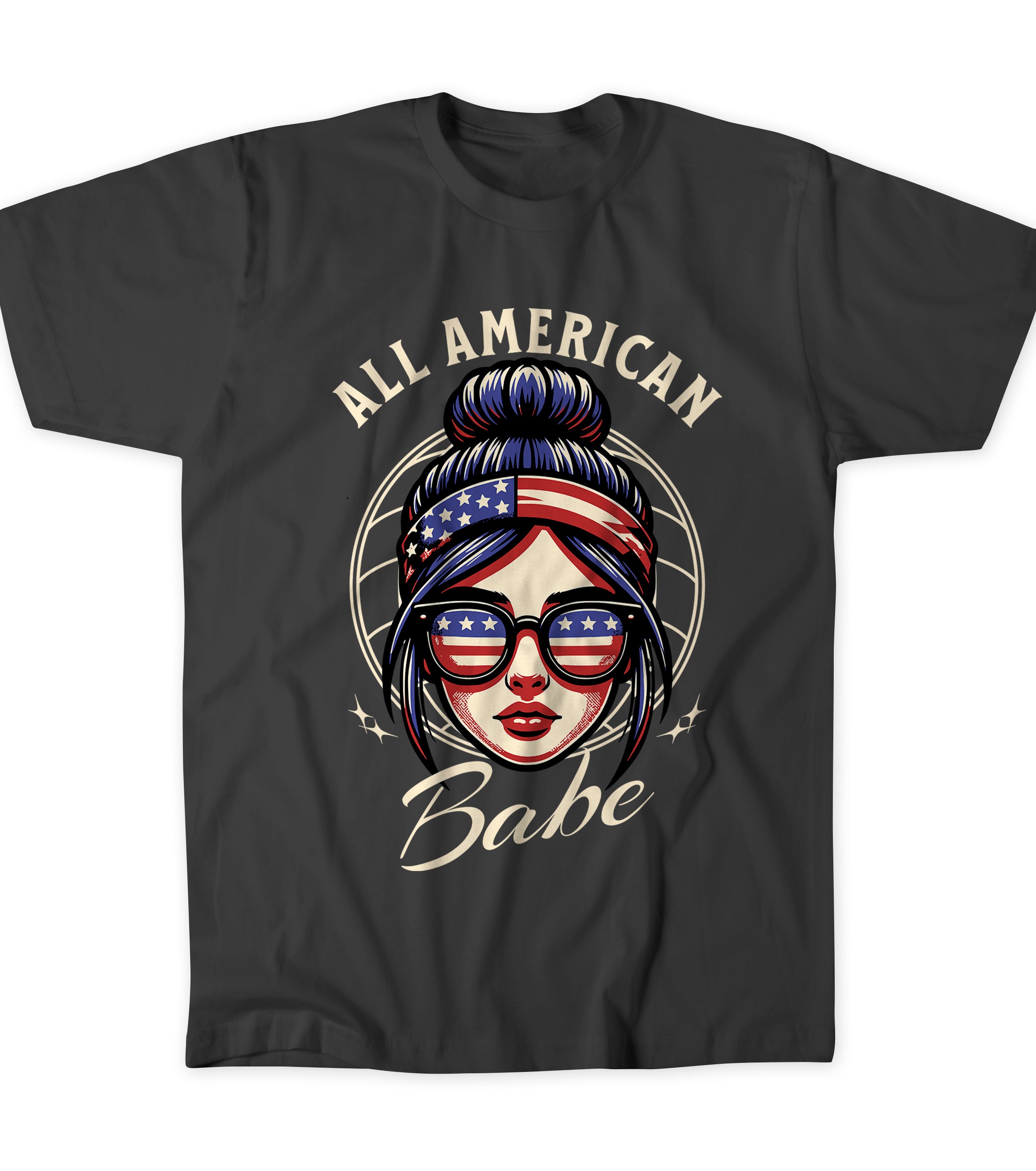 All-American-Babe Oversized faded t-shirt