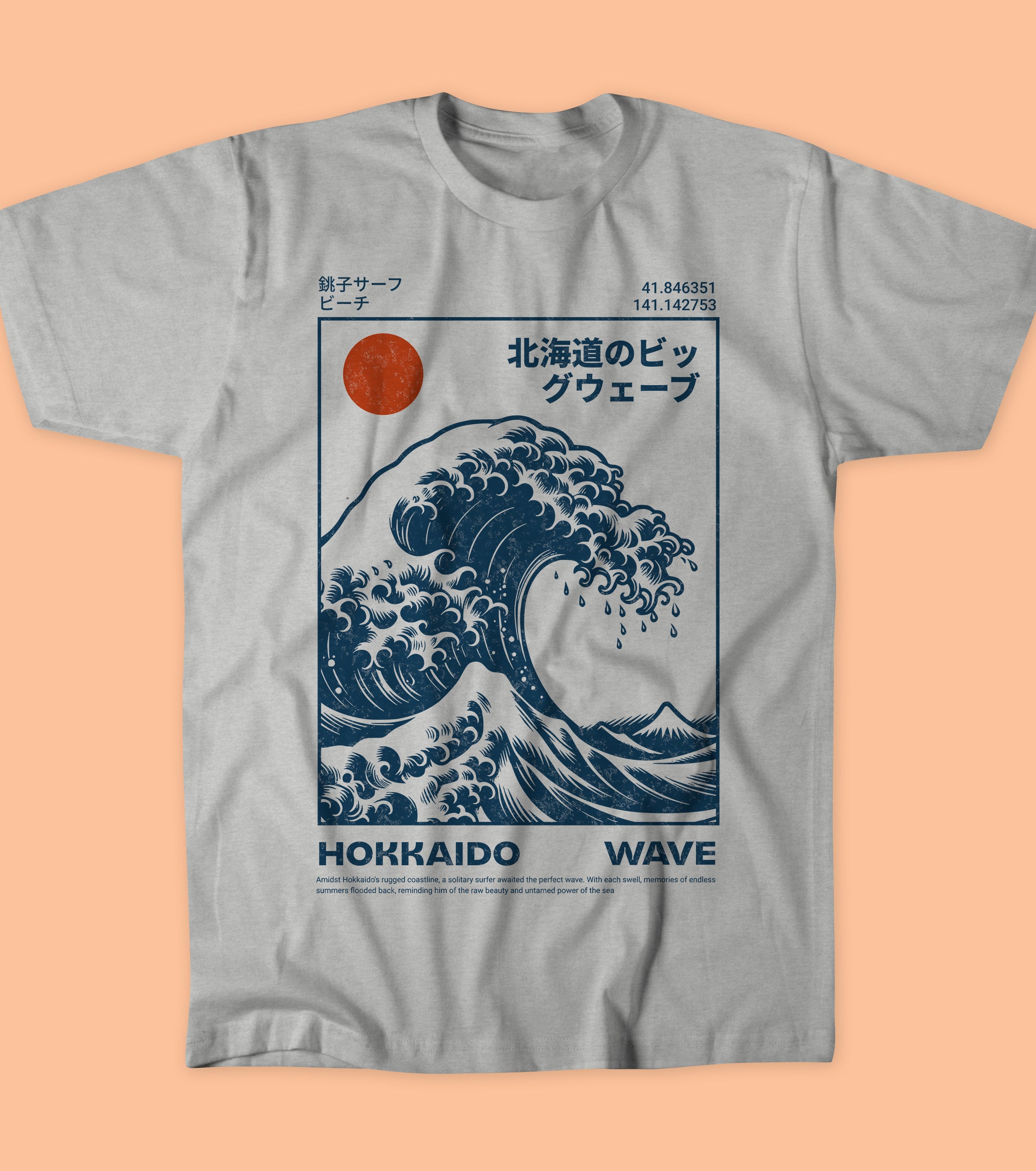 Hokkaido-Wave unisex t-shirt