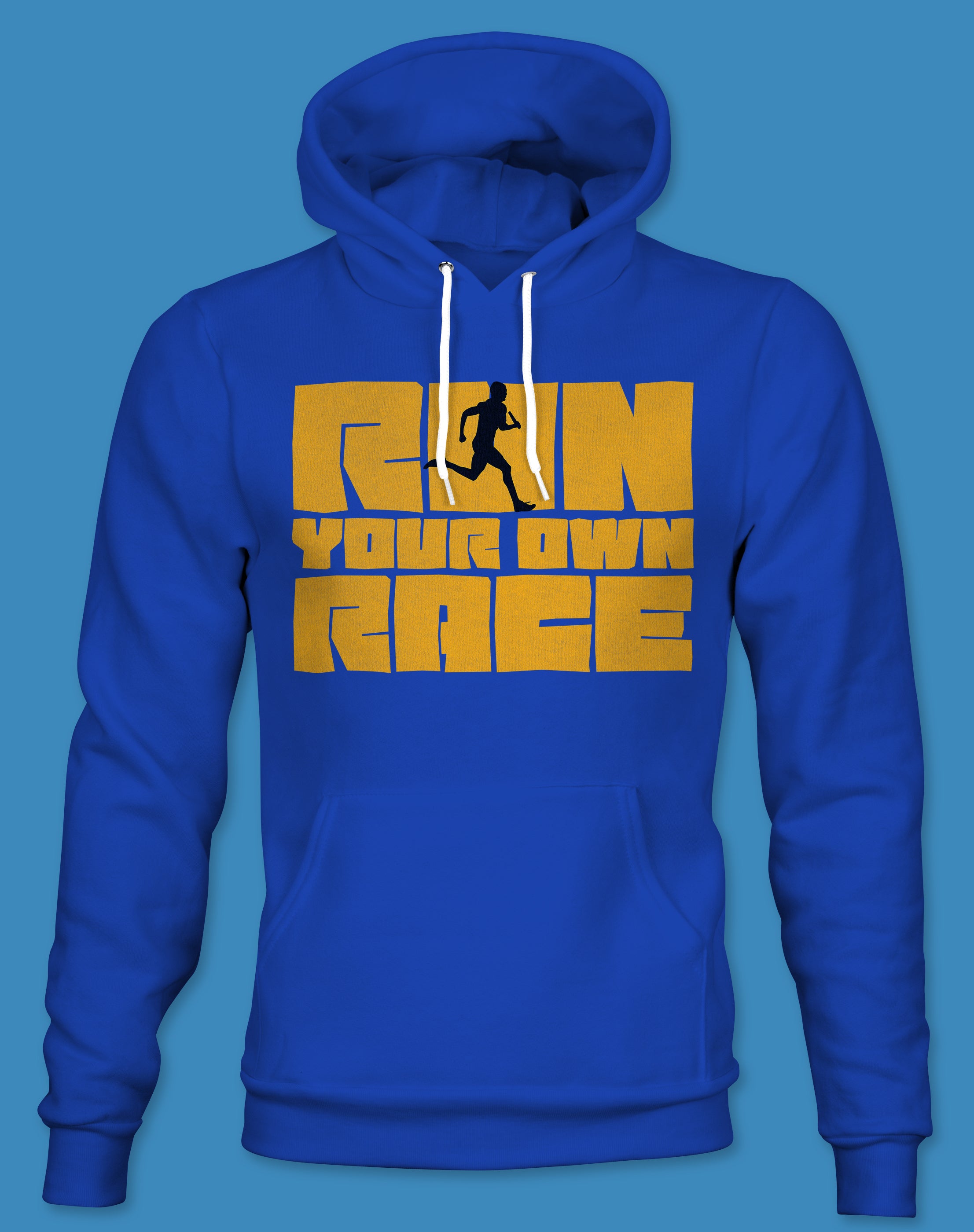 Stride Solo: The 'Run Your Own Race' Hoodie