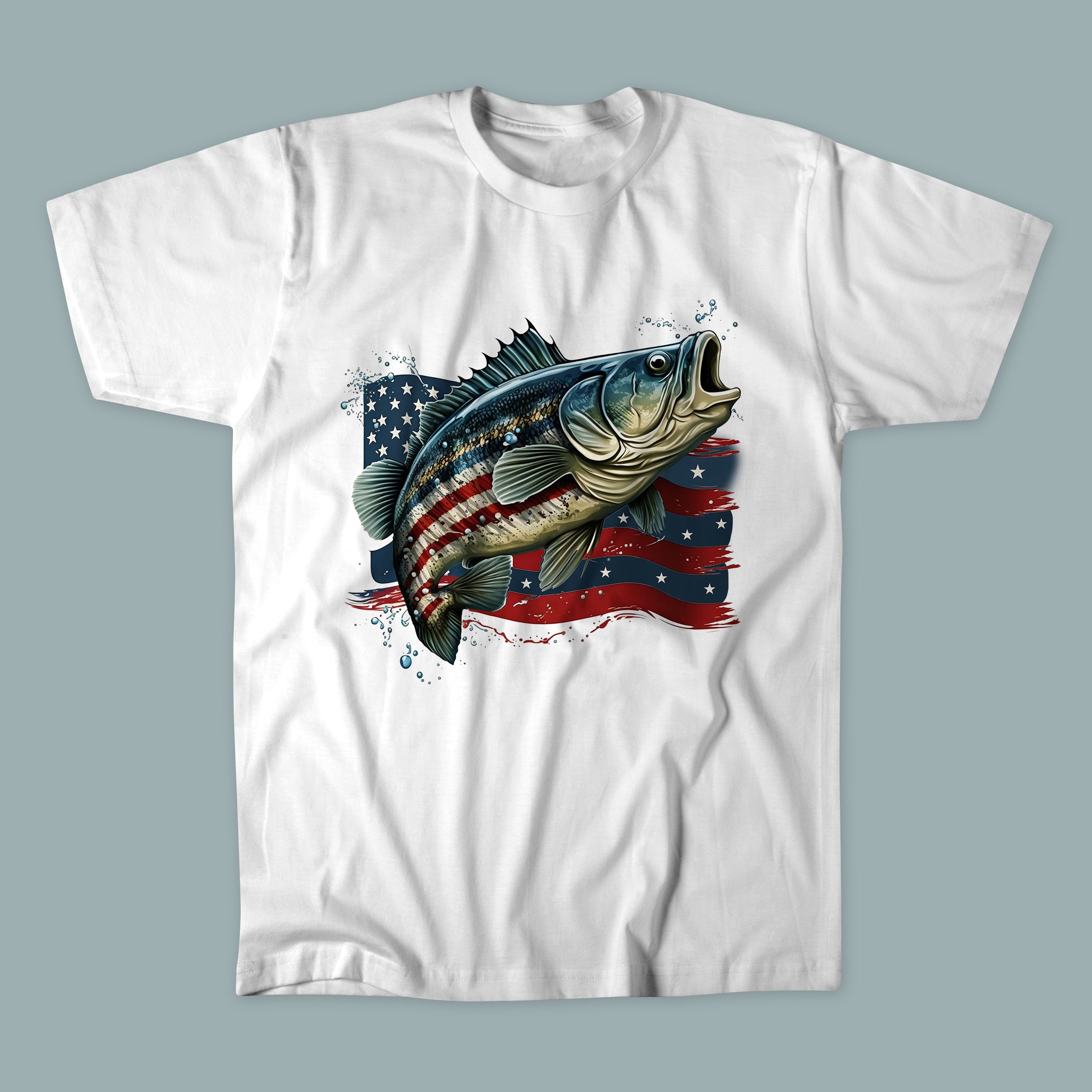 Patriotic-Angler Unisex t-shirt