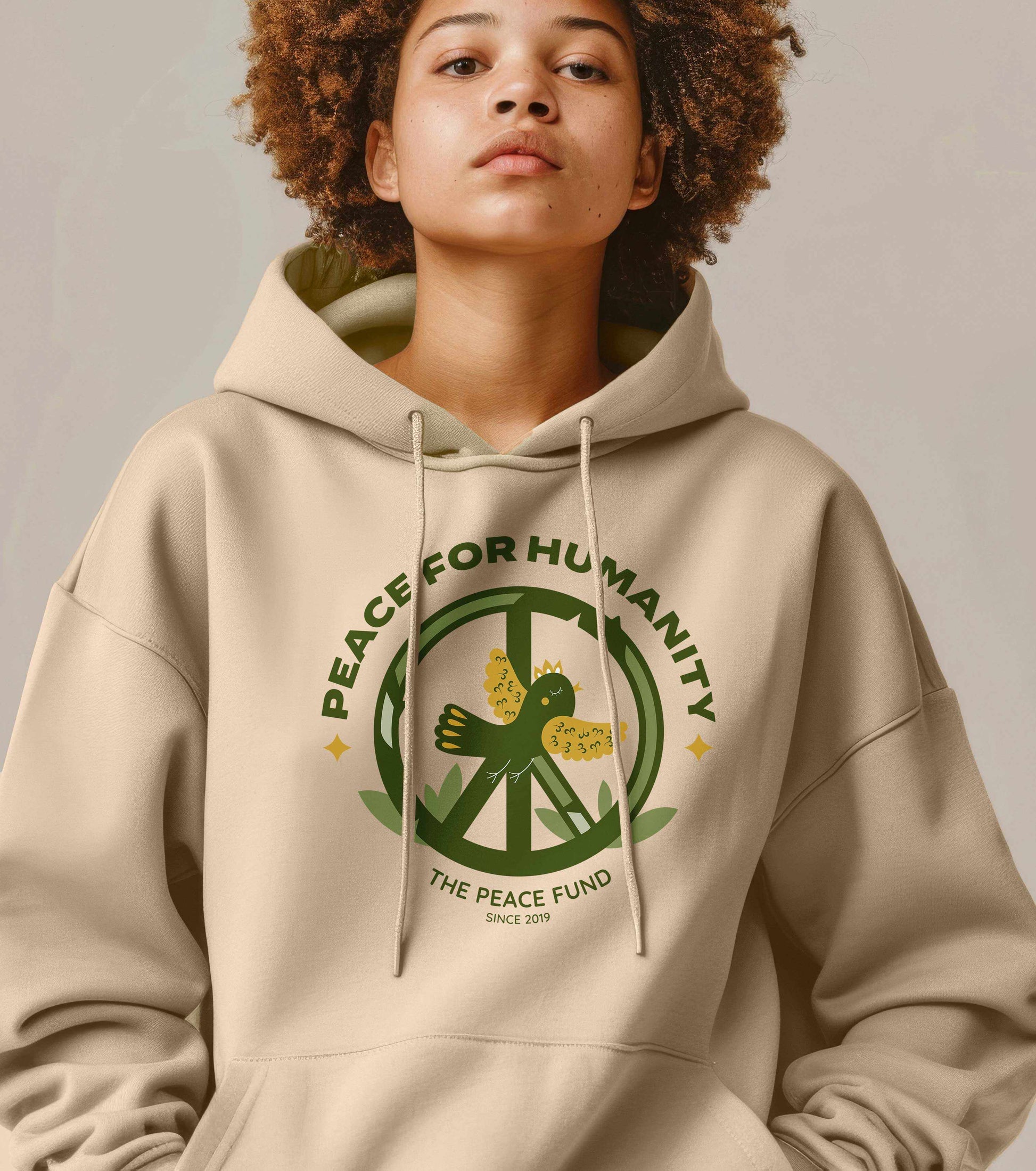 Freedom Bird Unisex Hoodie Model