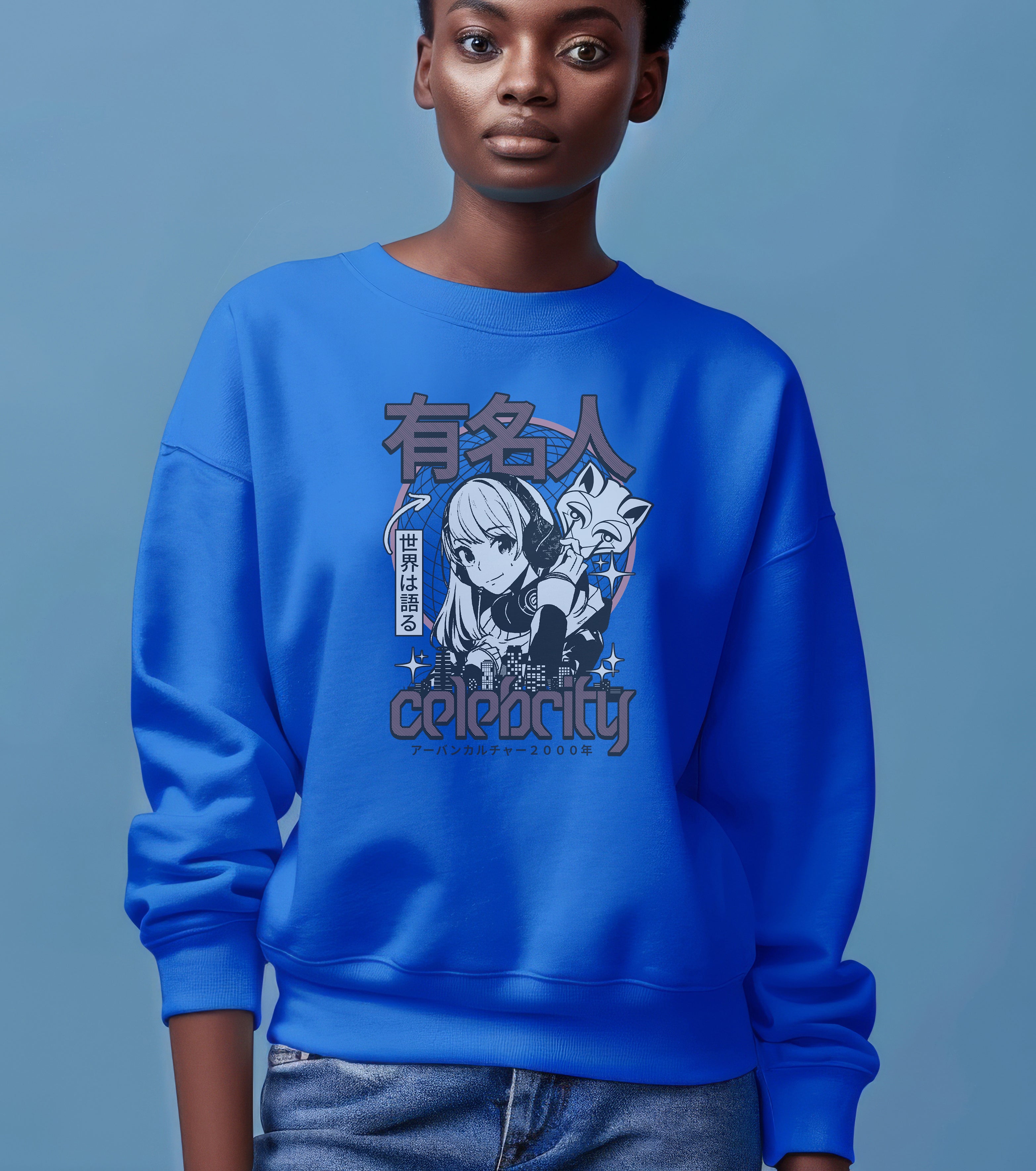 Blue Youth crewneck sweatshirt